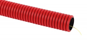 Труба Двуслойная 110 красная с зонтом (50м) G