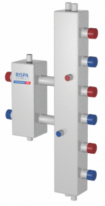 RISPA Коллектор для котла ГРУ+КМВ (Т) 70-3В сталь с 3-мя кронштейнами