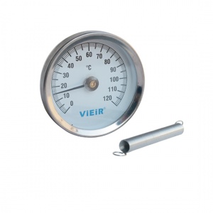 VIEIR Термометр накладной с пружиной 120